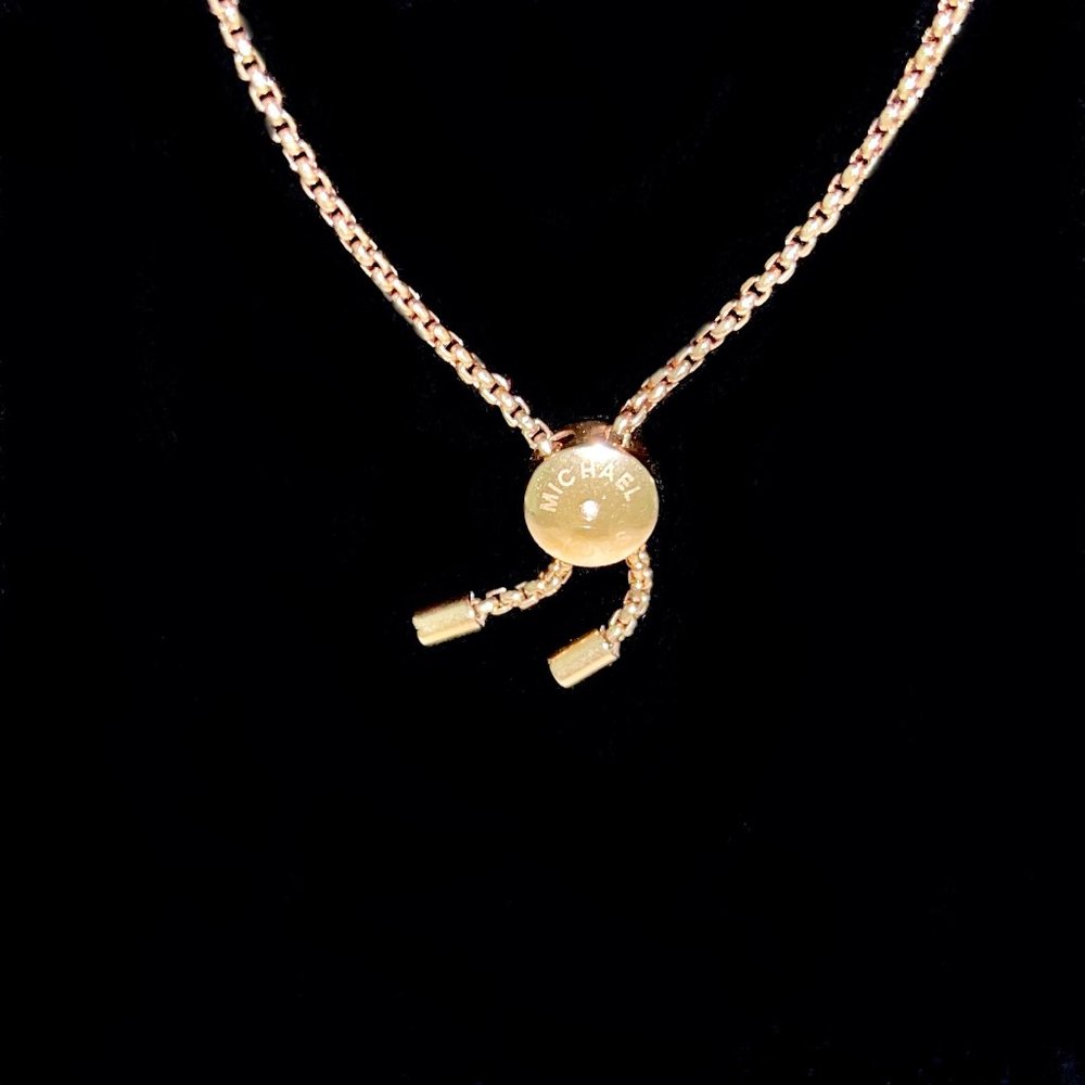 ✨MICHAEL KORS✨ Brilliance “Starburst” ✨ Pave Rose Gold Toned Slider Bracelet - Picture 3 of 5